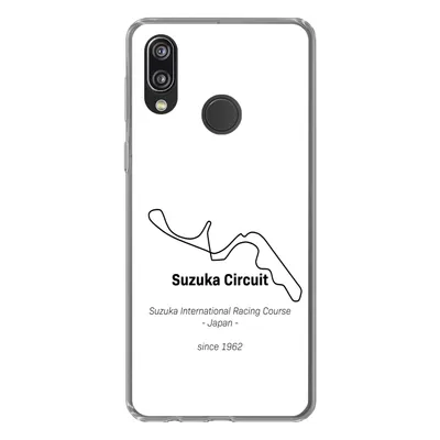Produktbild von MuchoWow® Handyhülle Schutzhülle Hülle für Huawei P20 Lite (2020) Suzuka - F1 - Rennstrecke Silikon Softcase Handy Hülle - Kartenhalter