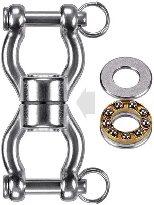 Image de Articulation pivotante en acier inoxydable, fiable, 1 pièce, métal