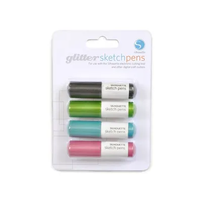 Produktbild von Silhouette Sketch Pens Glitter, 4 Stifte