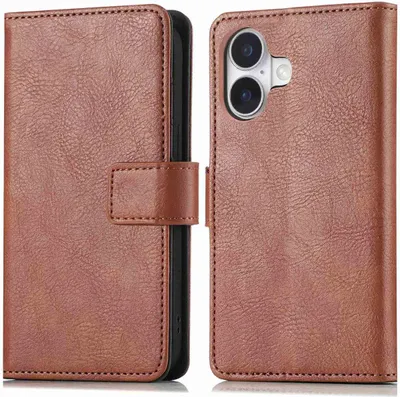 Immagine prodotto di imoshion Custodia pieghevole per iPhone 16 - Marrone