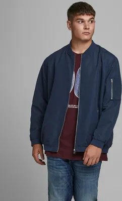 Immagine prodotto di Giacca bomber leggera più dimensioni blouson di transizione più dimensioni JJERUSH |