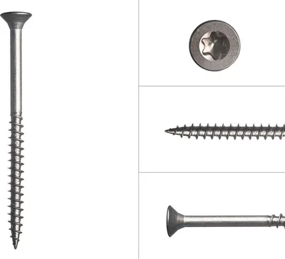 Produktbild von Spanplattenschrauben Edelstahl A2 5 x 70 mm Torx 25 - 200 Stück