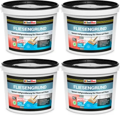 Produktbild von Isolbau Fliesengrund Blau 24 kg - Fliese auf Fliese Grundierung für Wand- & Bodenfliesen im Innen- & Außenbereich