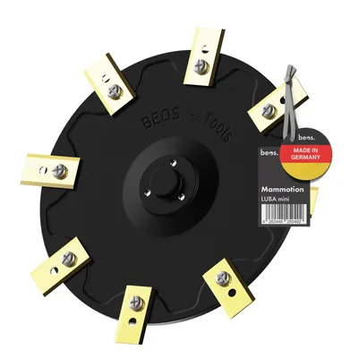 Produktbild von beos® Premium Mähroboter Tuning-Messerteller – Kompatibel mit Mammotion LUBA mini - Messerteller für 8x Klingen -  Germany