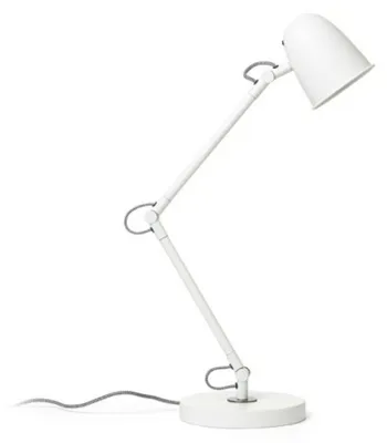 Obrázek produktu pro RED - DESIGN RENDL RENDL DANNY Stolní lampa, matná bílá, nikl, 230 V, E14, 5 W, R14187
