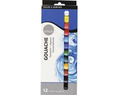 Immagine prodotto di Daler Rowney Simply Set di colori ad acquerello 12 x 12 ml