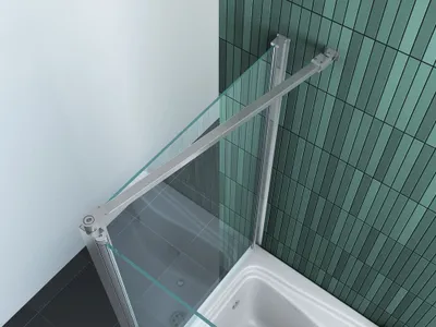Produktbild von Eck-Duschtrennwand INTREXO 70 (Badewanne)