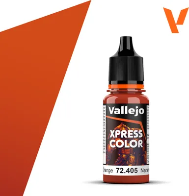 Produktbild von Vallejo 72.405, Orange, Acrylfarbe, Flüssigkeit, 18 ml, 1 Stück(e)