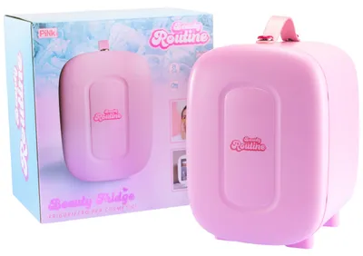 Mini-Kühlschrank für Kosmetik, 4 l, 20 W, rosa