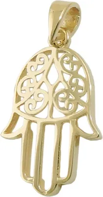 Produktbild von Anhänger 16x12mm Schutzsymbol Hand 9Kt GOLD gold 16x12mm