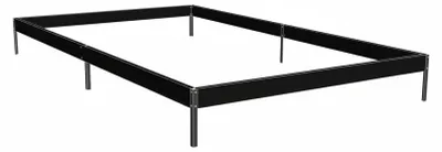 Produktbild von Fundament Halls Icon 8 9,7 m² 379,1 x 254,7 x 12 cm schwarz