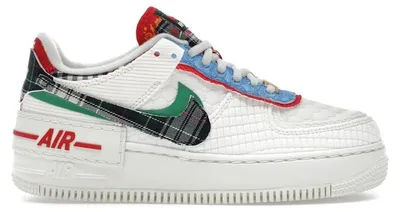 Image de Nike Air Force 1 Low Shadow Sail, couleurs : vert classique et bleu université (pour femmes) - Taille : 41 (Europe)