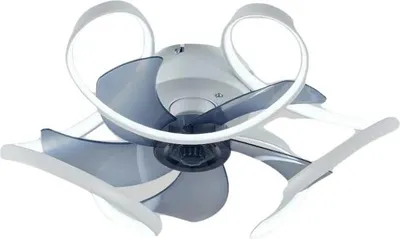 Obrázok produktu pre Stropný ventilátor, LED osvetlenie, inteligentné ovládanie, BIELA