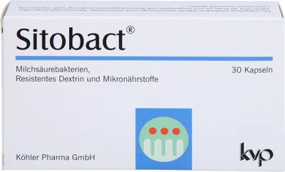 Image de Gélules Sitobact avec bactéries lactiques, 30 gélules