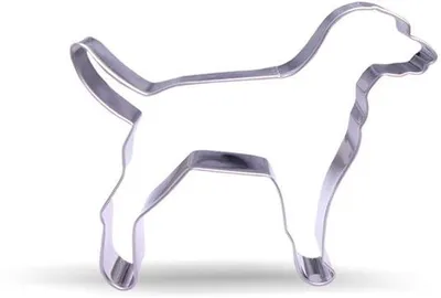Produktbild von 11,6 cm Hundeform - Edelstahl Keksschneider