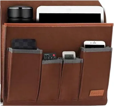 Produktbild von Organizer für Sofa-Armlehnen – rutschfeste Aufbewahrung aus Stoff, 32,6 cm