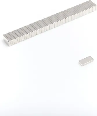 Zdjęcie produktu dla Magnes Neodymowy Płytkowy 10x5x1,5 mm N38 komplet 10 sztuk