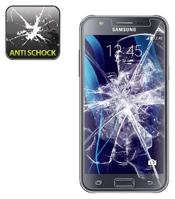 Produktbild von 2x Panzerfolie für Samsung Galaxy J5 2016 ANTI-SCHOCK Displayschutzfolie HD KLAR