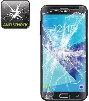 Produktbild von 2x Panzerfolie für Samsung Galaxy J7 2017 ANTI-SCHOCK Displayschutzfolie HD KLAR