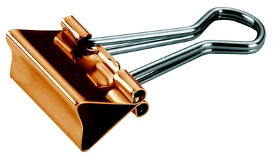 Zdjęcie produktu dla MAUL Zacisk typu foldback mauly® stal sprężynowa metal 12 sztuk 19 mm złoty