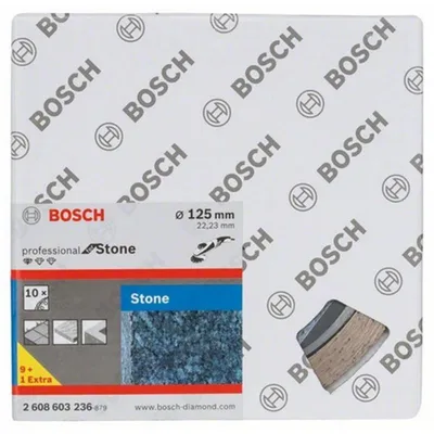 Image de Disques à tronçonner diamantés Standard for Stone, 125 x 22,23 x 1,6 x 10 mm, paquet de 10