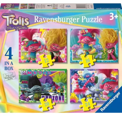 Immagine prodotto di RAVENSBURGER Puzzletrollow 4in1 (12, 16, 20, 24 pezzi)