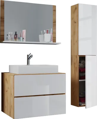 Obrázek produktu pro 4dílná umyvadlová skříňka Umyvadlo Lendas L zásuvka