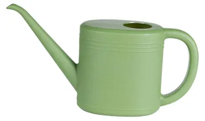 Image de Arrosoir à long bec verseur - 2 litres, arrosoir en plastique - Pour les plantes d'intérieur et de jardin - Léger et compact - Poignée confortable - Vert