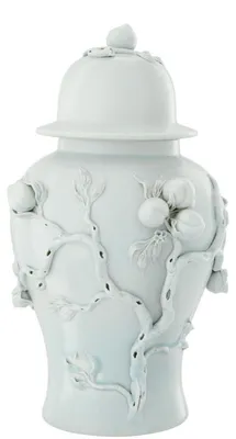 Produktbild von Casa Padrino Luxus Porzellan Vase / Krug mit Deckel Hellmintfarben Ø 30 x H. 47 cm - Hotel & Restaurant Deko Accessoires