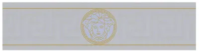 Produktbild von Versace Designer Barock Vliestapete Greek 935225 Silber / Gold - Bordüre - Design Tapete - Luxus Qualität