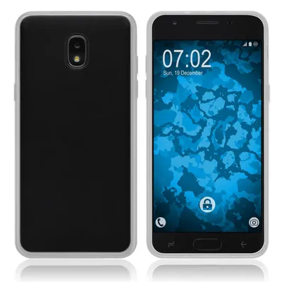 Produktbild von PhoneNatic Case kompatibel mit Samsung Galaxy J3 (2018) - Crystal Clear Silikon Hülle transparent Cover