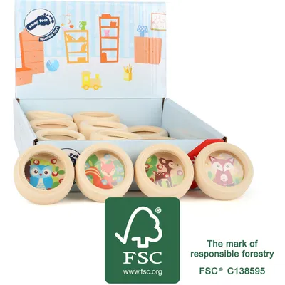 Produktbild von Small Foot 10172 Holzpuzzle Puzzle-Box 4 in 1 „Jungs im Kostüm“, bunt, 48-teilig (1 Set)