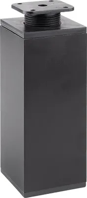 Produktbild von FA012 150 mm verstellbarer Möbelfuß, Mattschwarz