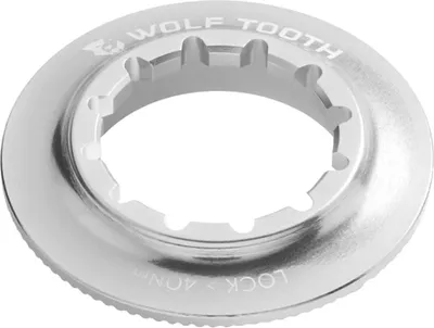 Produktbild von Wolf Tooth Centerlock Lockring, Internal Spline, raw silver