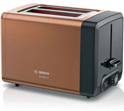 Produktbild von Bosch TAT4P420/424/429 Toaster, Edelstahlgehäuse, Stoppfunktion, Auftaufunktion, Bräunungskontrolle, Brötchenrost