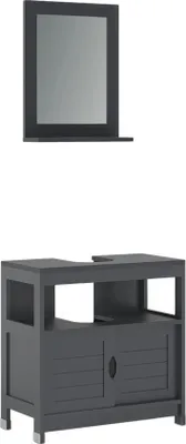 Produktbild von Badmöbel-Set Vicco Vilda Grau 2-teilig, Model 56279