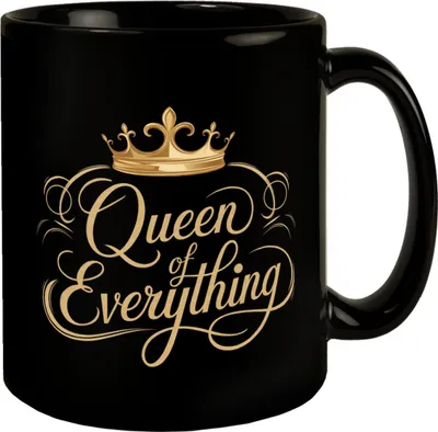 Produktbild von Goldene Krone Queen of Everything Tasse