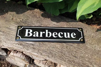 Produktbild von Emaille Schild Barbecue