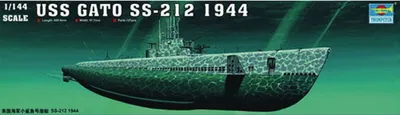 Produktbild von Trumpeter USS GATO SS-212 1944 1:144, 05906
