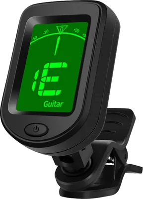 Image de T-02 Accordeur de guitare Accordeur numérique chromatique à clipser Écran LCD Mini-accordeur pour guitare acoustique, ukulélé, violon