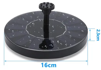 Produktbild von 1,5W Solarpumpe arbeitet komplett solar ohne Stromkosten und Kabel