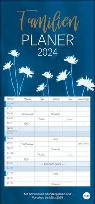 Produktbild von Familienplaner 2024 - Kalender - Indigo