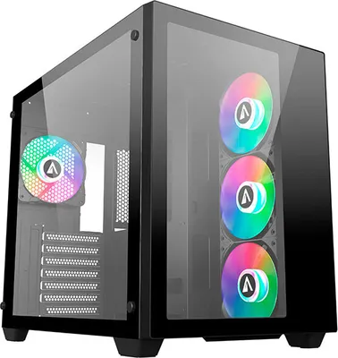 Imagen del producto de ABYSM Danube SAVA 285 BX203, Escritorio, PC, , Transparente, ATX, Micro ATX, ITX, ABS, Cristal templado, Gaming