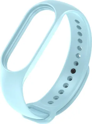 Produktbild von Ersatz Silikonband für Xiaomi Smart Band 7 Armband Armband hellblau