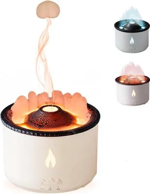 Image de Diffuseur d'arômes Vlam : diffuseur à haute fréquence pour huiles essentielles, grande capacité de 360 ml, diffuseur 2-en-1 pour huiles essentielles avec minuterie, idéal pour la chambre à coucher