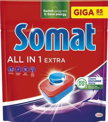Produktbild von Somat Geschirrspülmittel All in 1 Extra 85 Stück