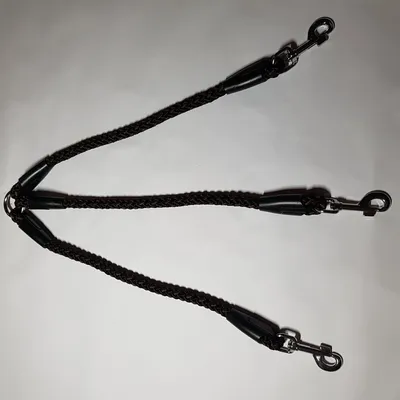 Obrázok produktu pre Vodítko pre psa Palkar 50 cm x 14 mm čierno-hnedé