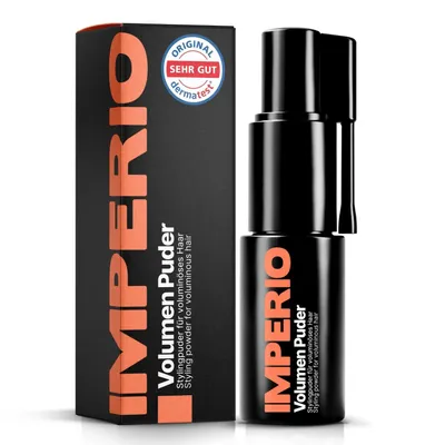 Produktbild von IMPERIO Haarpuder mit matt Effekt für Frauen & Männer | Volumen Puder zum stylen und fixieren in Premium Friseur Qualität (40ml)