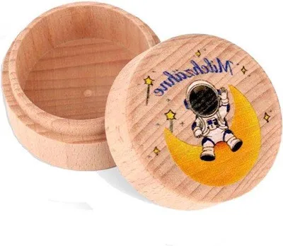 Obrázok produktu pre Sada na uchovávanie mliečnych zúbkov pre chlapcov a dievčatá – darčeková myšlienka na krst a narodeniny – roztomilý dizajn – pre rodičov