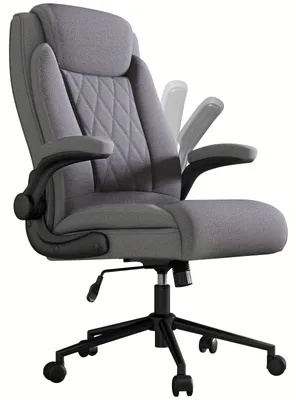 Obrázok produktu pre Ergonomická kancelárska stolička - Kancelárska stolička - Pracovná stolička - Počítačová stolička - Kancelárska stolička - Šedá